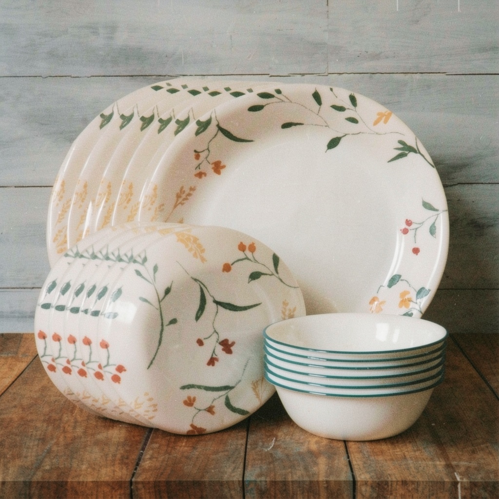 Corelle Vitrelle 18-Piece Set, Wildflower