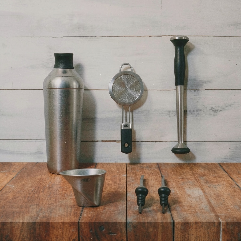 OXO Steel 6-Piece Barware Set