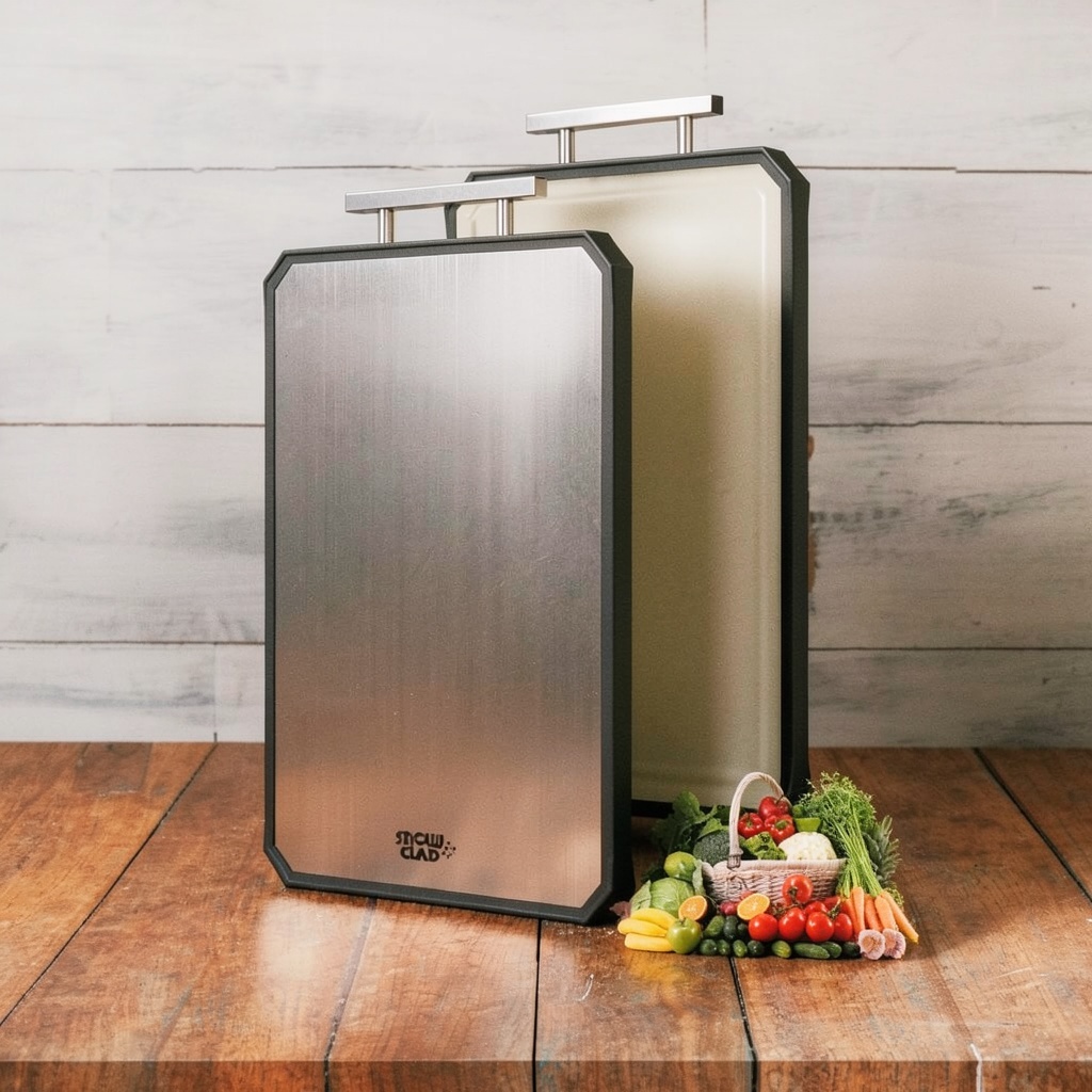 SNOWCLAD Stainless Steel Cutting Board