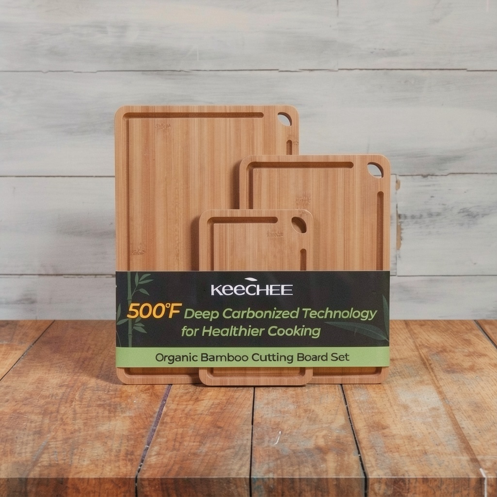 Keechee Bamboo Cutting Board Set