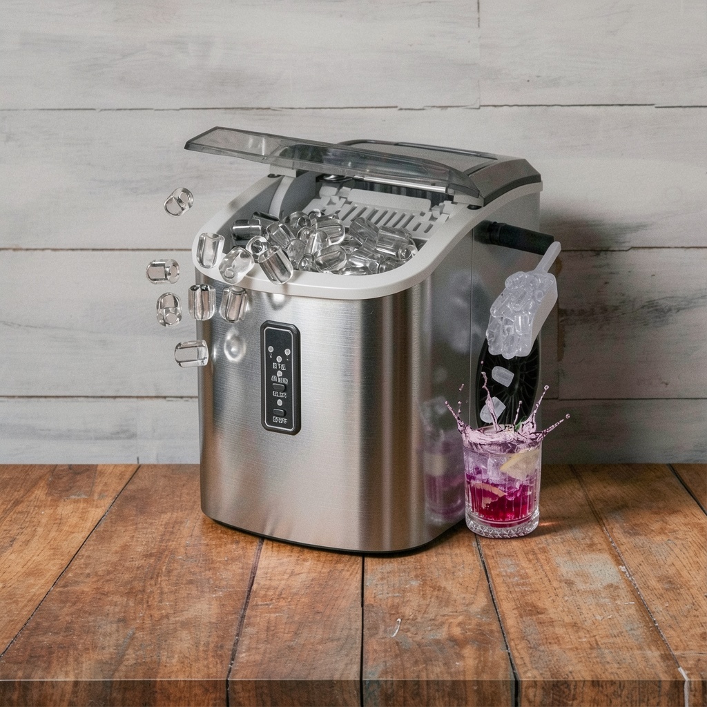 EUHOMY 26lbs Portable Ice Maker