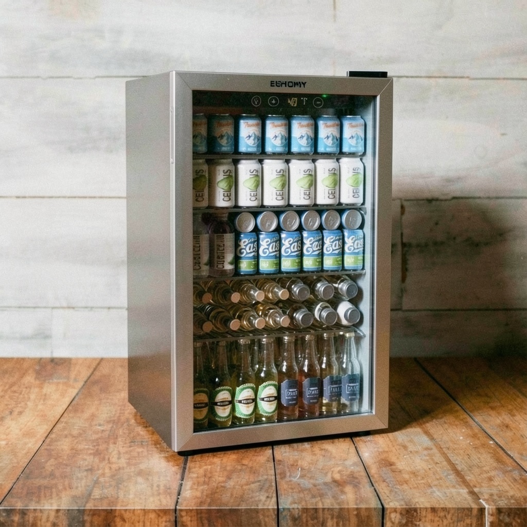 Euhomy 4.5 Cu.ft Beverage Refrigerator (145 Cans)