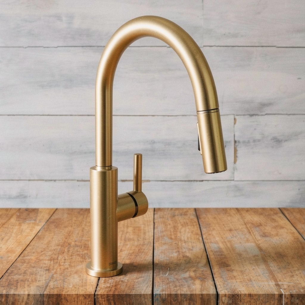 Delta Nicoli Brushed Gold Kitchen Faucet