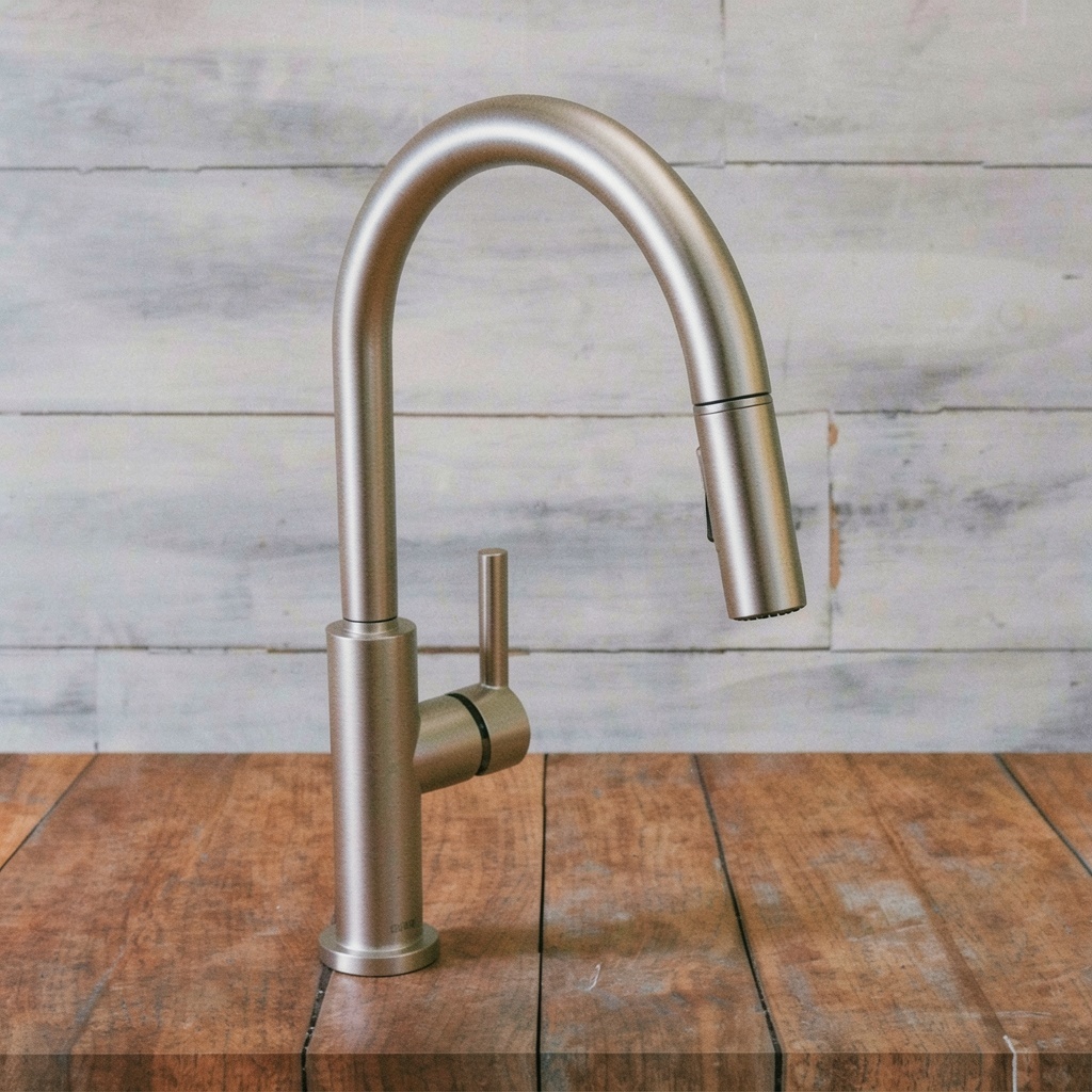 Delta Nicoli Brushed Nickel Kitchen Faucet