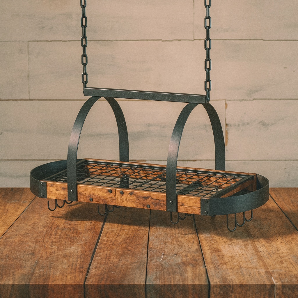 Ceiling Mounted Hanging Pot Rack