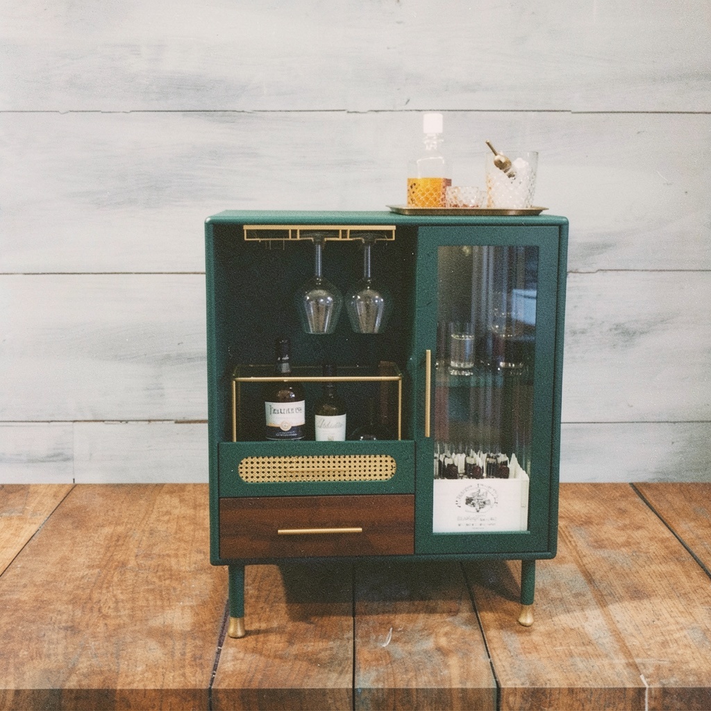 ARTPOWER Modern Coffee Bar Cabinet