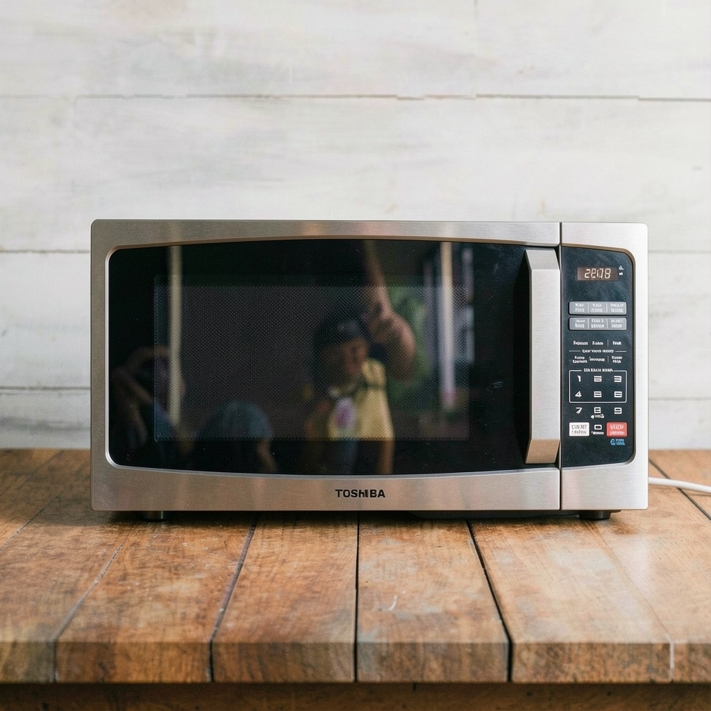 TOSHIBA ML-EM09PA(SS) Small Microwave Oven