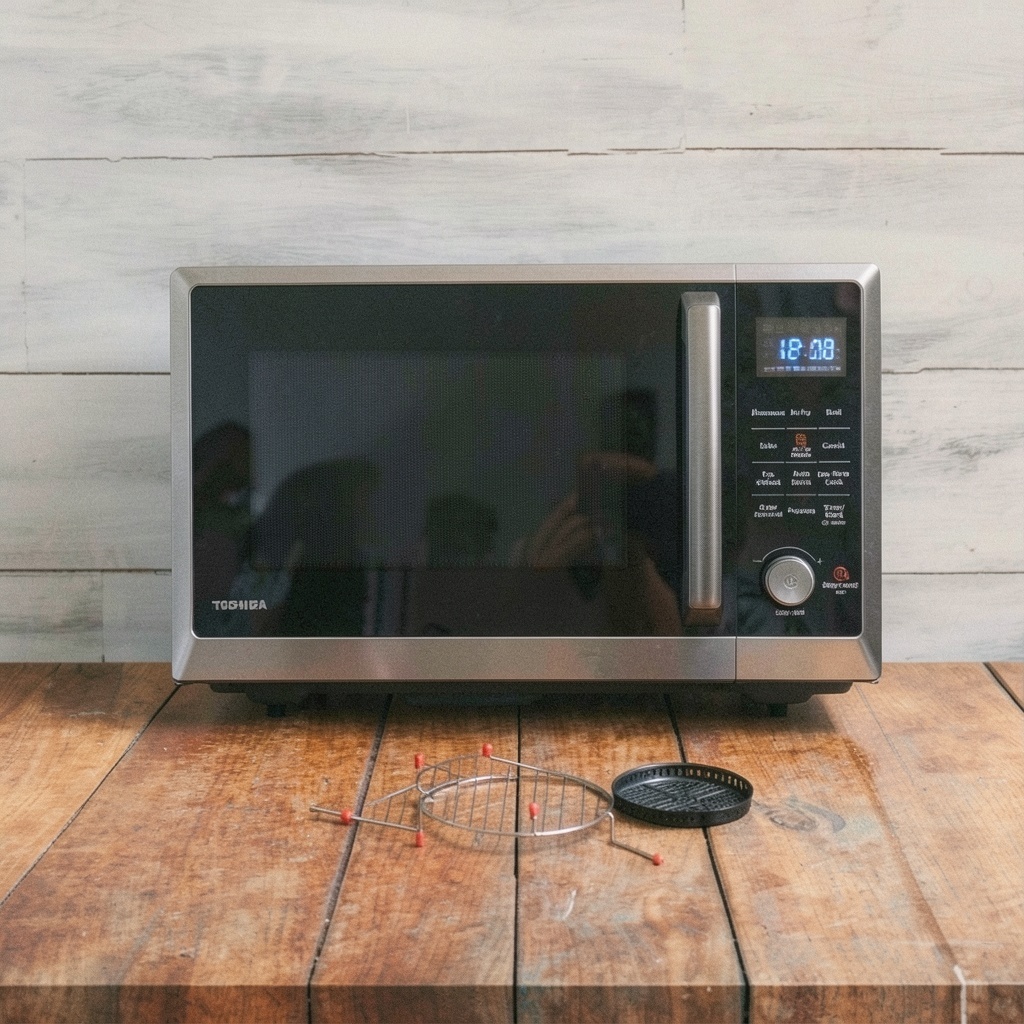 TOSHIBA Air Fryer Combo 8-in-1 Microwave Oven