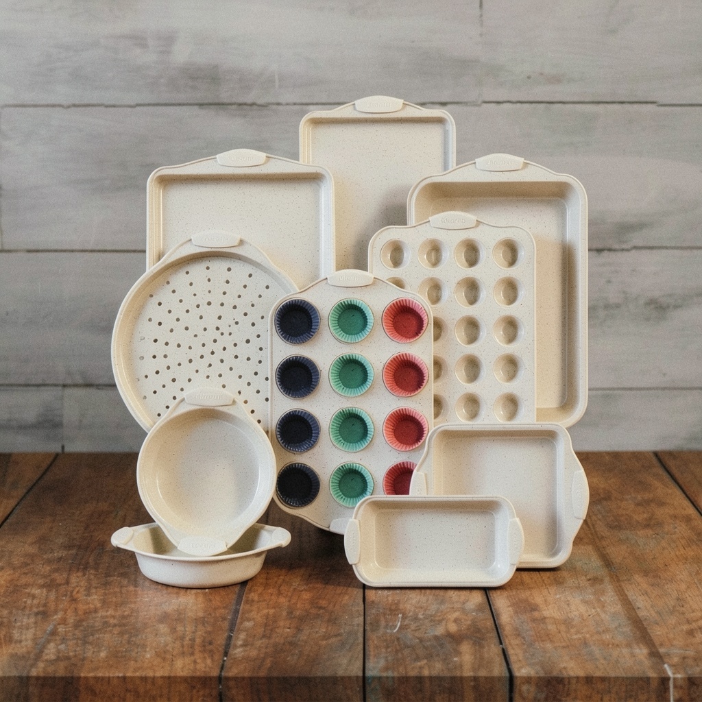 Kikcoin 22 PCS Nonstick Baking Pans Set