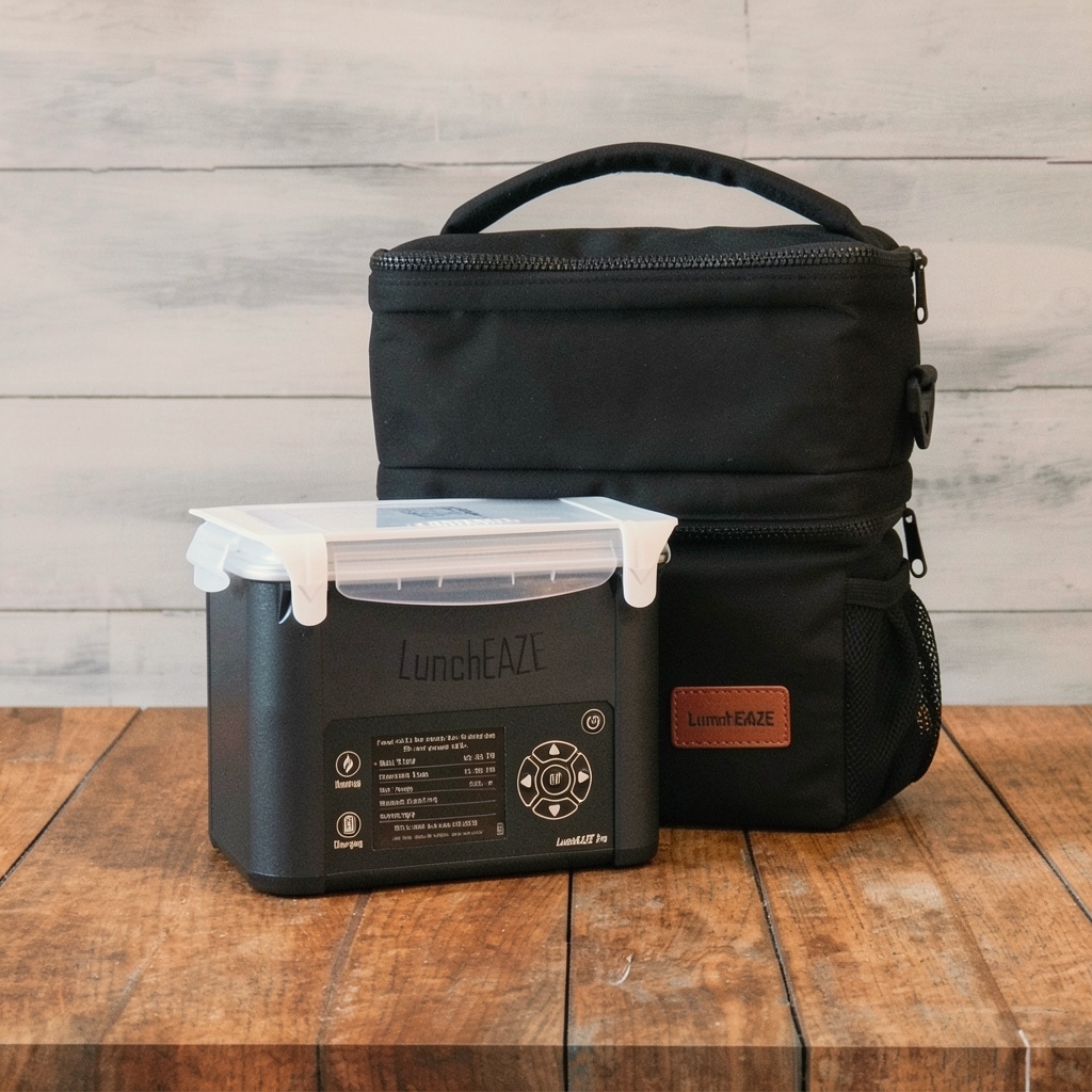 LunchEAZE Pro Cordless Heated Lunchbox (4-Cup, 8000mAh)