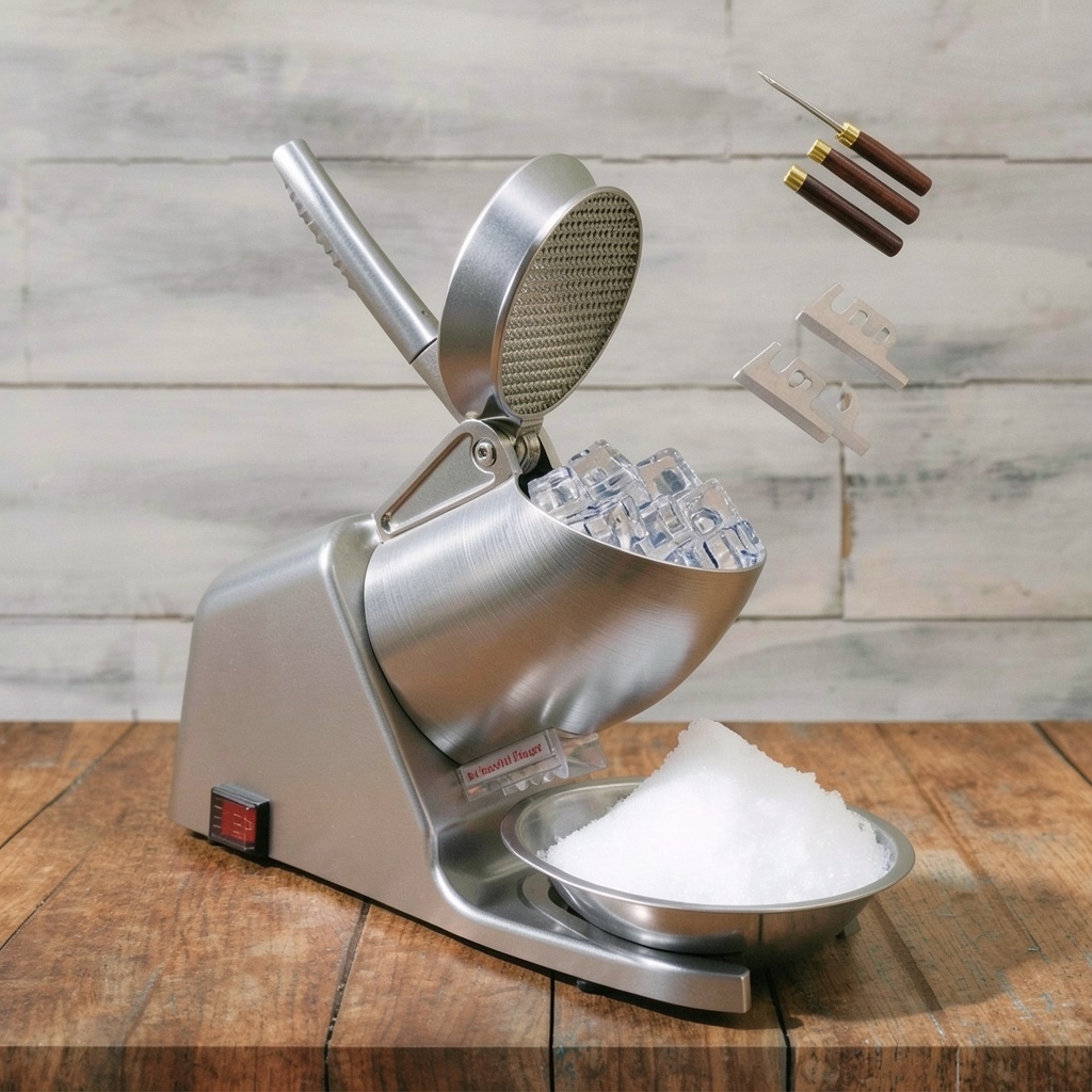 HURMOVAE 300W Dual Blade Electric Ice Shaver