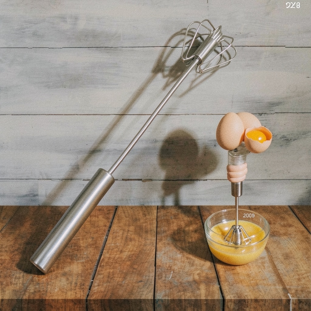 Stainless Steel Semi-Automatic Whisk (2025, 10in)