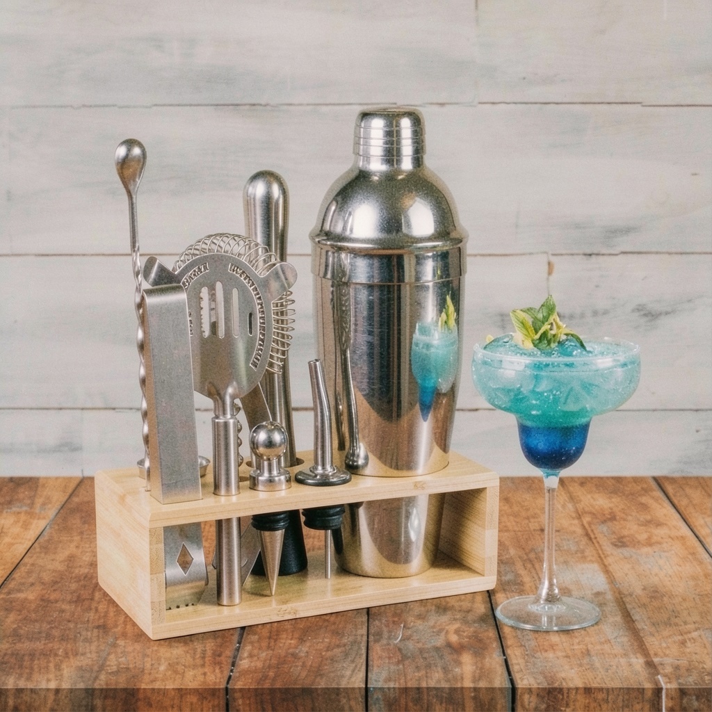 Mixology Bartender Kit with Stand – 10 Accessories
