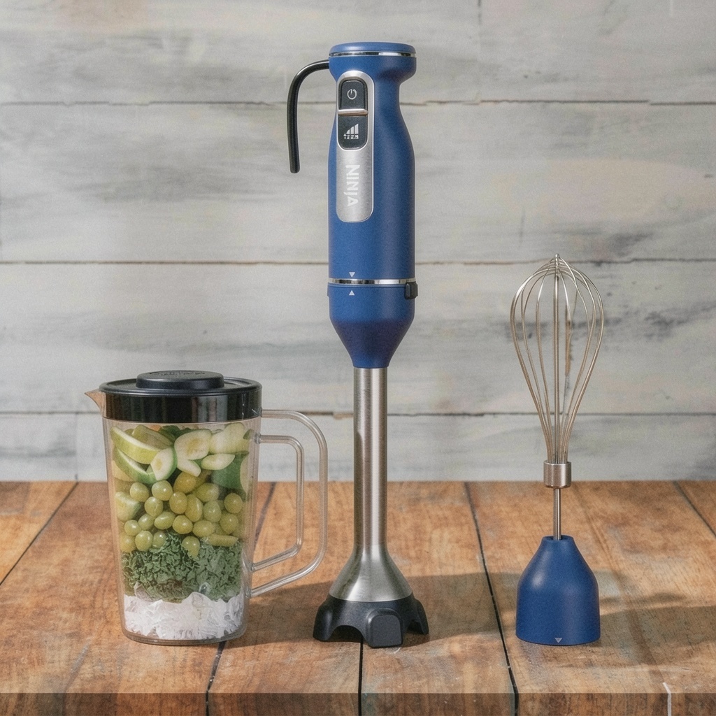 Ninja Immersion Blender and Whisk, Deep Navy