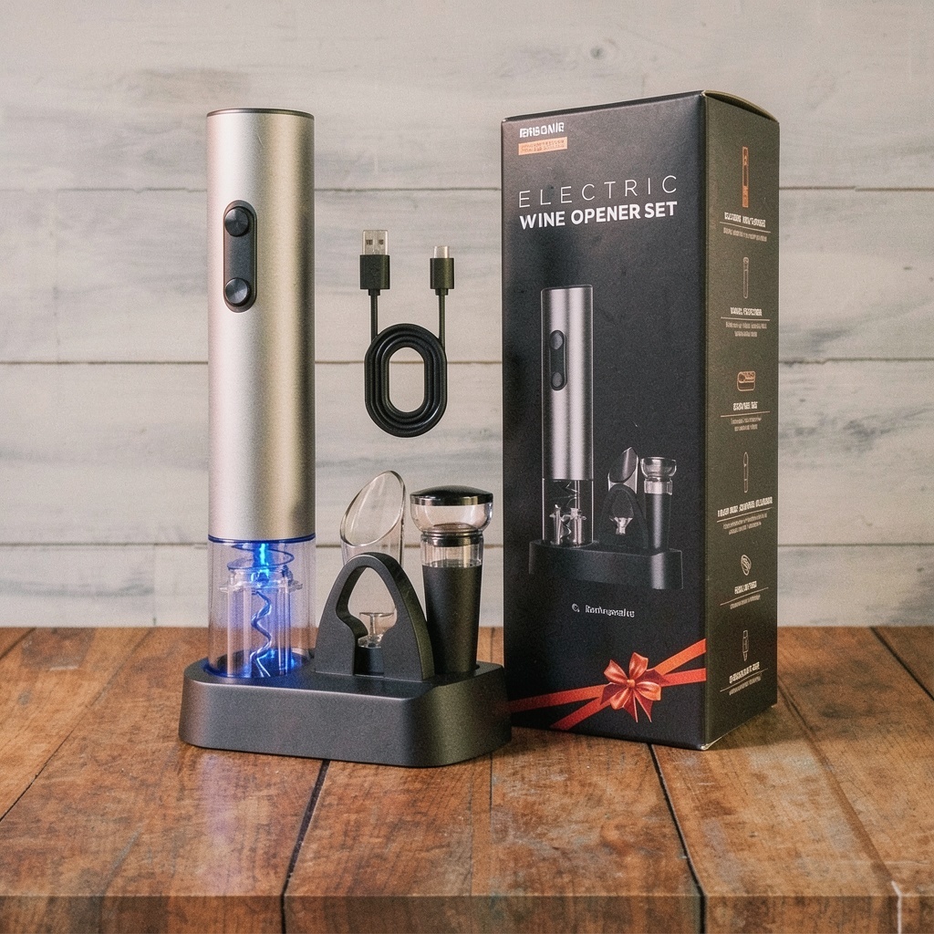 BABONIR 6-in-1 Wine Opener Gift Set