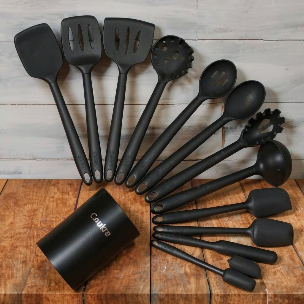 Coukre 14-Piece Silicone Utensil Set