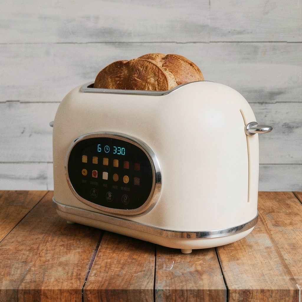 Rae Dunn Retro Digital Electric Toaster