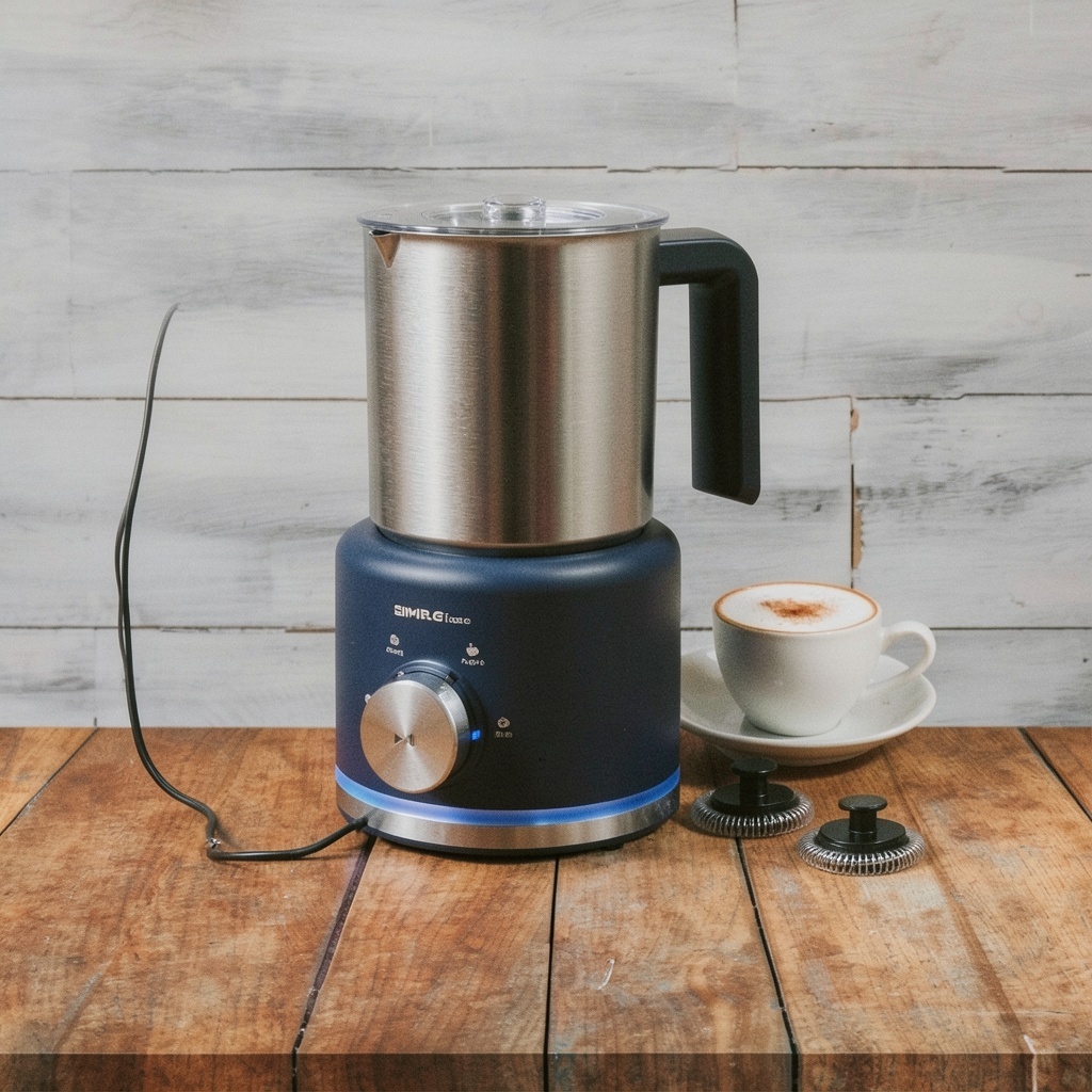 SIMPLETASTE Milk Frother, 4 in 1, 500ml, Easy to Clean