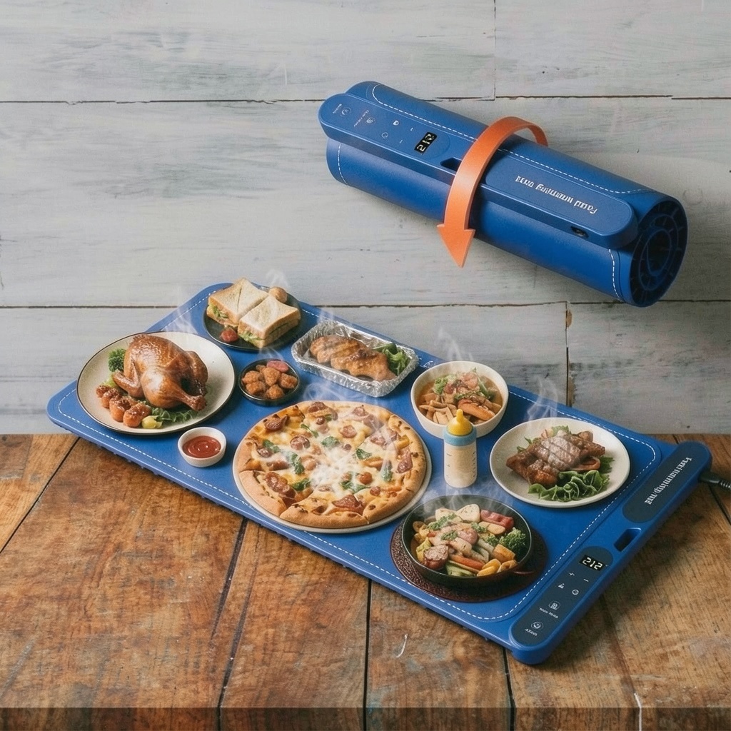 Warming Mat for Food Extra Large, Electric Silicone Tray