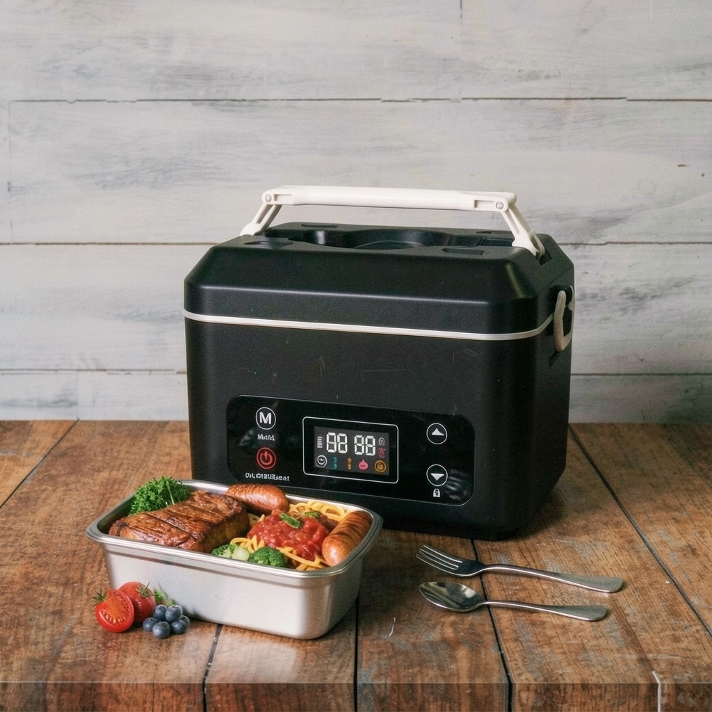 Cordless Electric Heated Lunch Box (1.2L, 24000mAh)