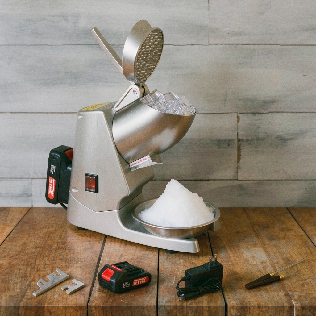 HURMOVAE Battery Operated Portable Ice Crusher