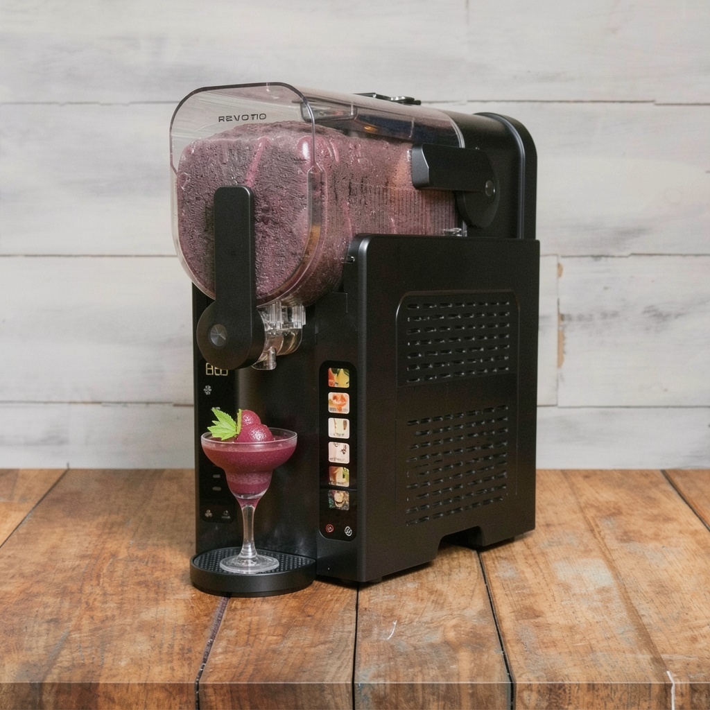 REVOTIO Slushie Machine, 88 oz, 6 Presets, Auto-Clean