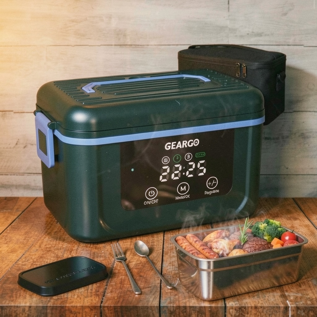 GEARGO Upgraded Cordless Electric Lunch Box (1.5L, 24000mAh)