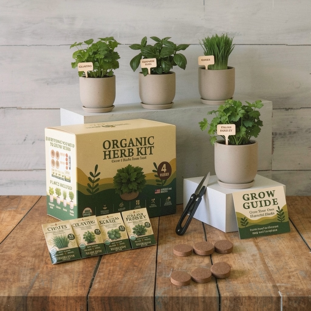HOME GROWN Organic Herb Kit